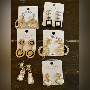 Lot of 6 earrings